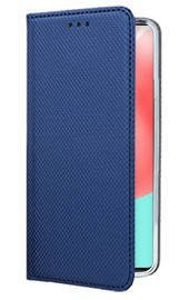 Кожен калъф тефтер и стойка Magnetic FLEXI Book Style за Samsung Galaxy A32 5G A326B син